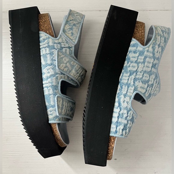 Palm Angels platform slingback sandals - Picture 8 of 10